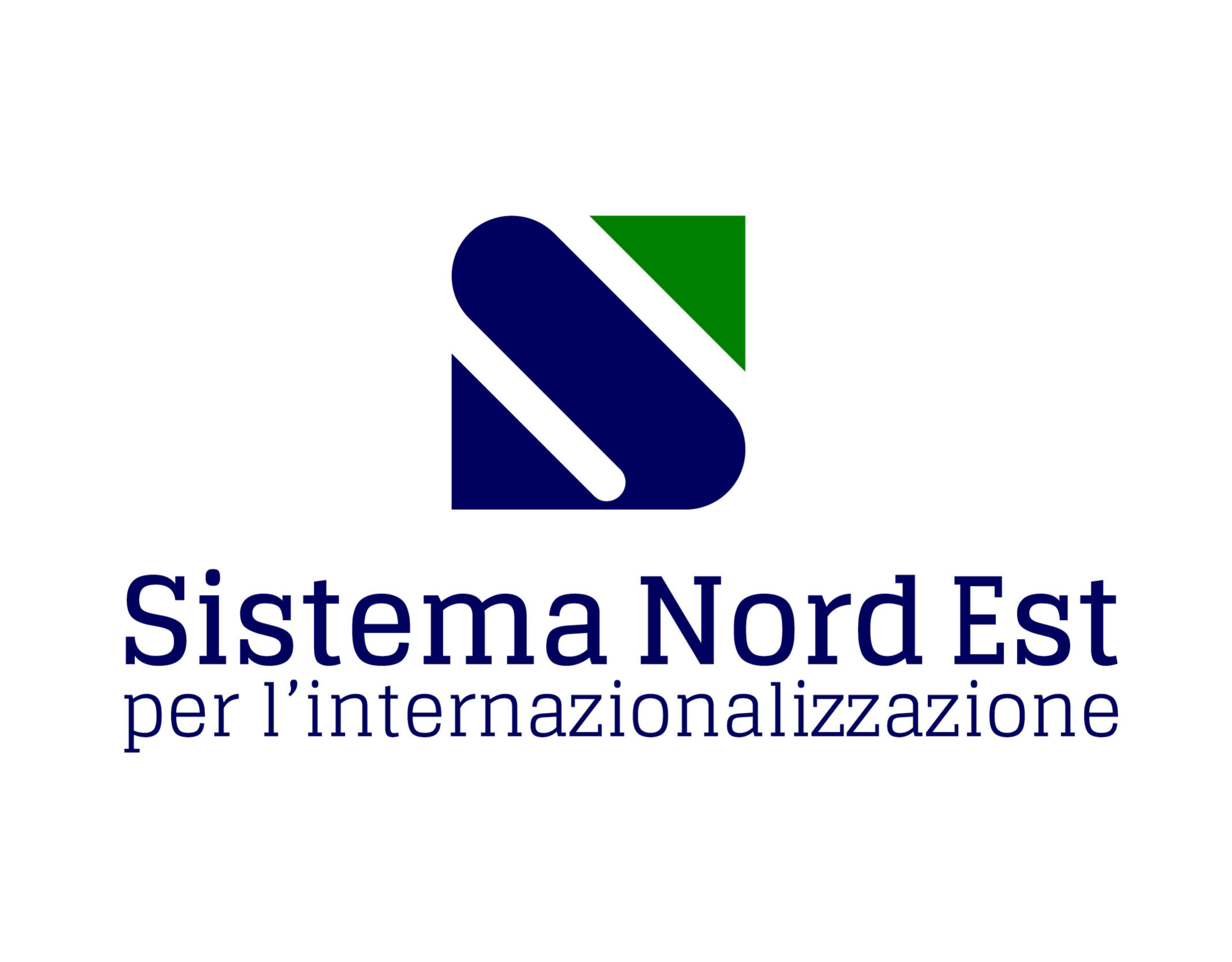 Logo Sistema Nord Est internazionalizzazione verticale